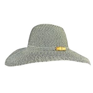 Sun ‘N Sand Summer Willow Black Summer Beach Sun Hat One Size